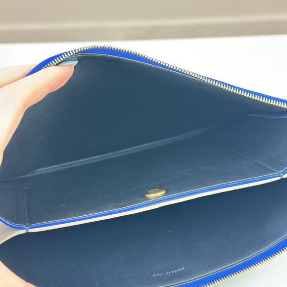 Celine Bi-Color Leather Small Clutch - Picture 6 of 6